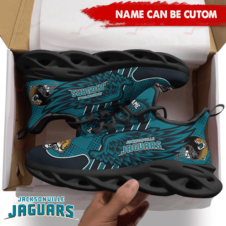 Jacksonville Jaguars Personalized Yezy Running Sneakers SPD698