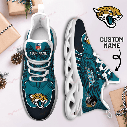 Jacksonville Jaguars Personalized Yezy Running Sneakers SPD698