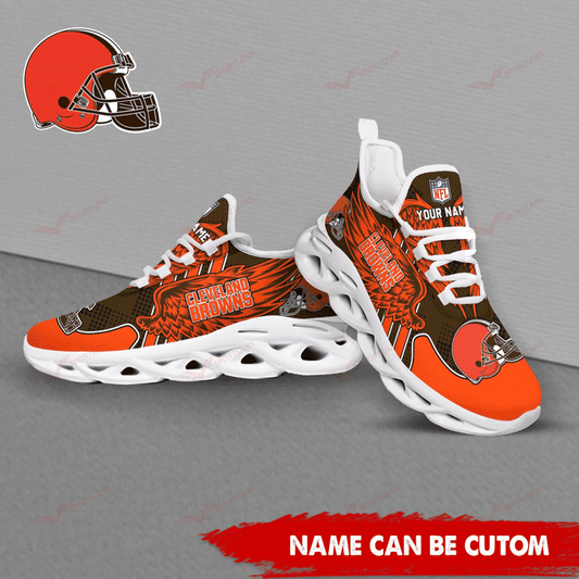 Cleveland Browns Personalized Yezy Running Sneakers SPD691