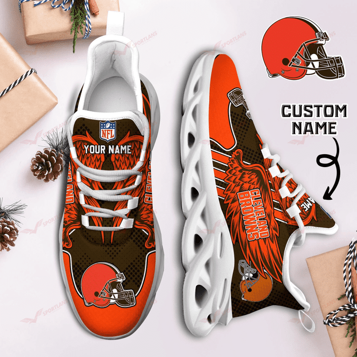 Cleveland Browns Personalized Yezy Running Sneakers SPD691