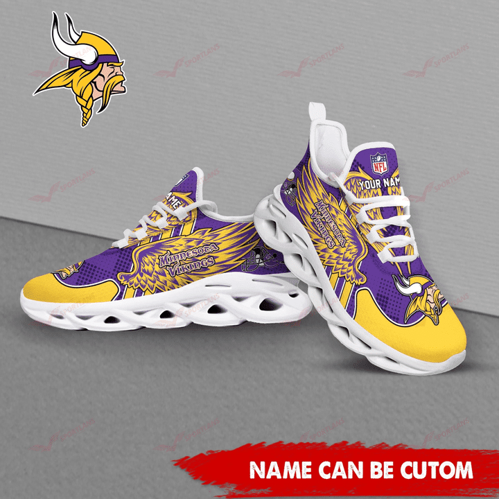 Minnesota Vikings Personalized Yezy Running Sneakers SPD704