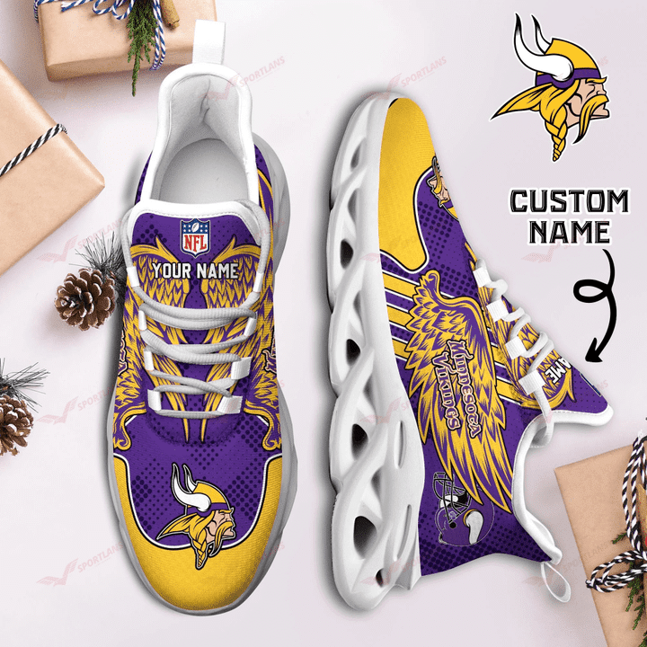 Minnesota Vikings Personalized Yezy Running Sneakers SPD704