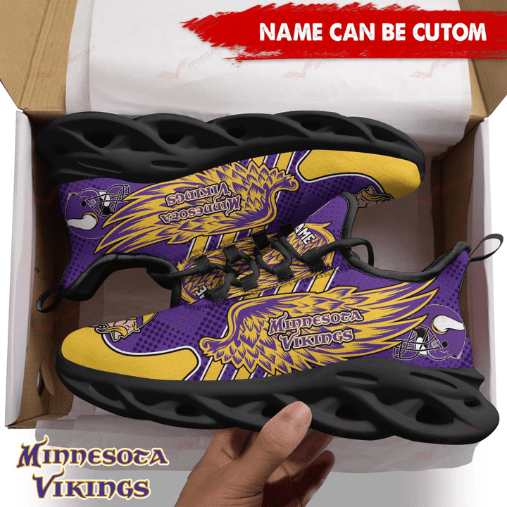Minnesota Vikings Personalized Yezy Running Sneakers SPD704