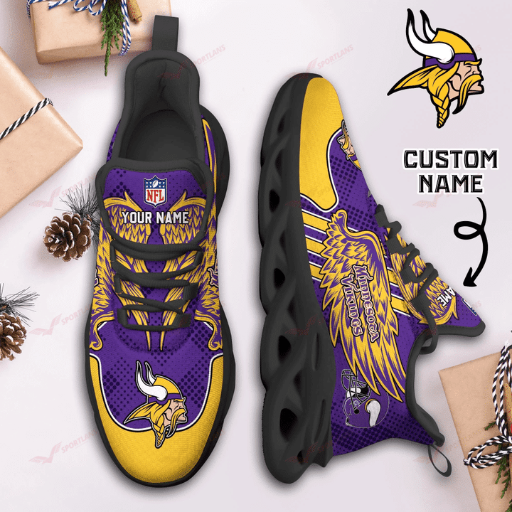 Minnesota Vikings Personalized Yezy Running Sneakers SPD704