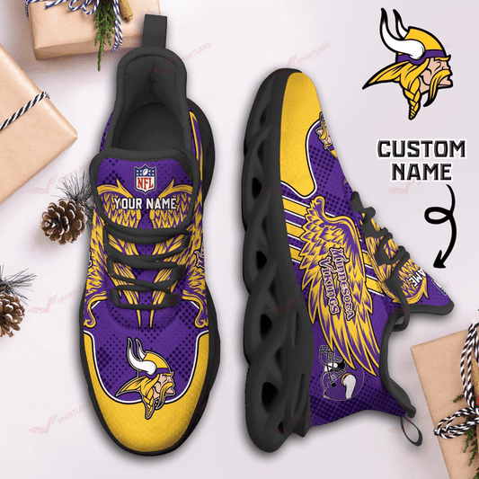 Minnesota Vikings Personalized Yezy Running Sneakers SPD704