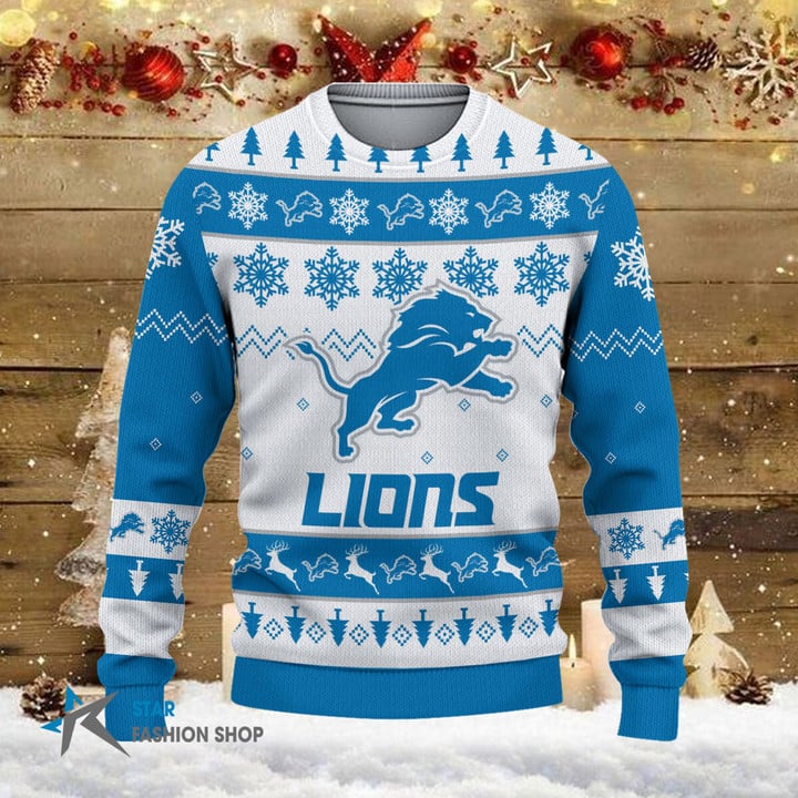 Detroit Lions Woolen Sweater BGSWT120