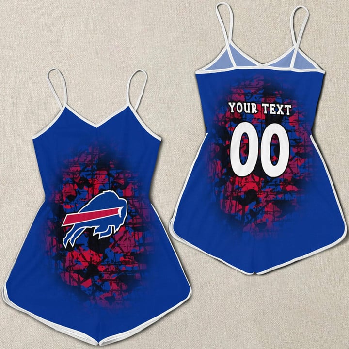 Buffalo Bills Romper Women Romper Jumpsuit 3D Printed S028
