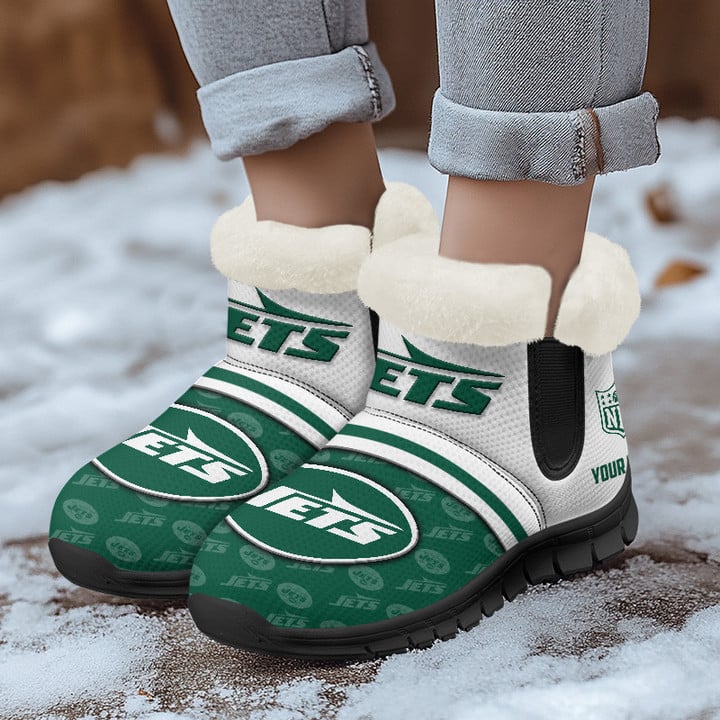 New York Jets Comfy Winter Snow Boots AZDDWSB000029