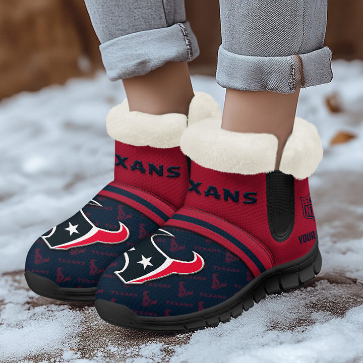 Houston Texans Comfy Winter Snow Boots AZDDWSB000031