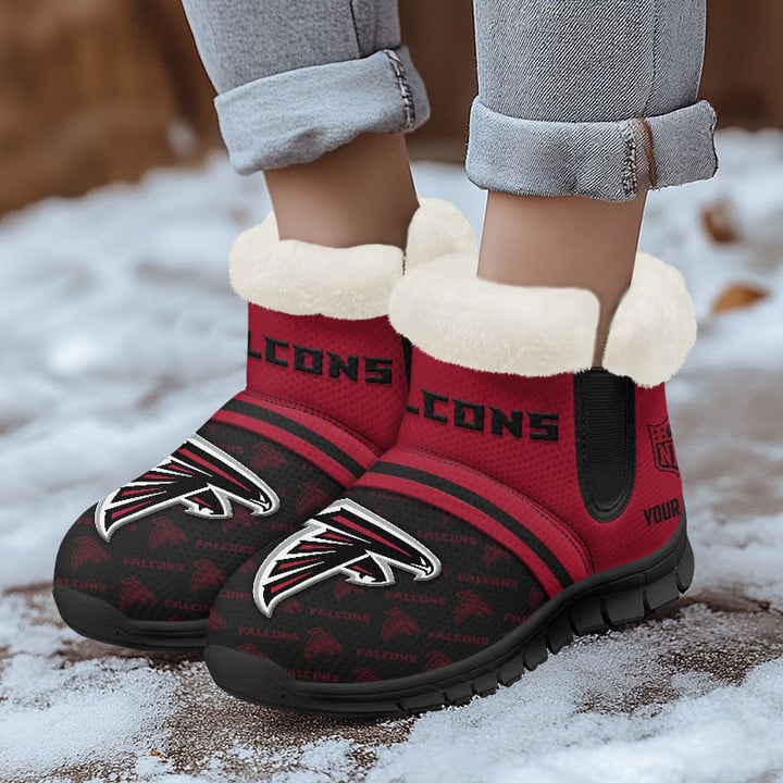 Atlanta Falcons Comfy Winter Snow Boots AZDDWSB000026