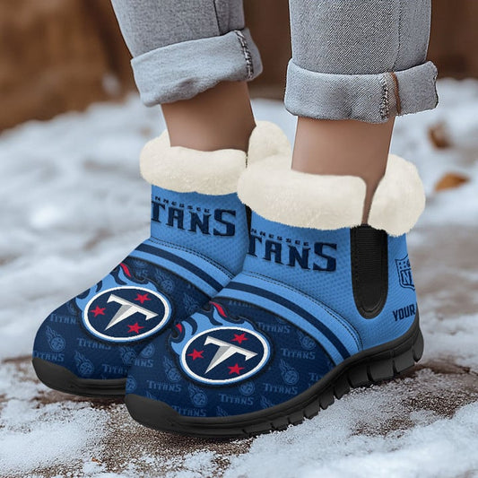 Tennessee Titans Comfy Winter Snow Boots AZDDWSB000016