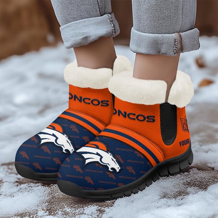 Denver Broncos Comfy Winter Snow Boots AZDDWSB000006