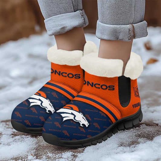 Denver Broncos Comfy Winter Snow Boots AZDDWSB000006