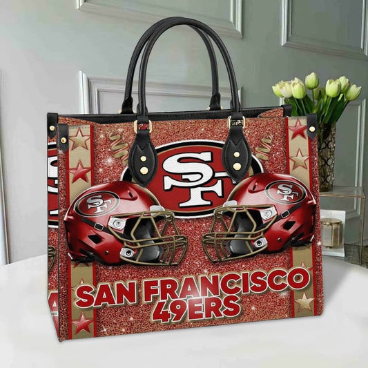 San Francisco 49ers Leather Hand Bag BB225