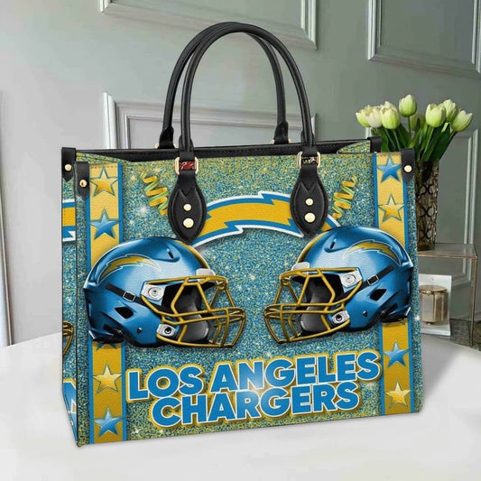 Los Angeles Chargers Leather Hand Bag BB221