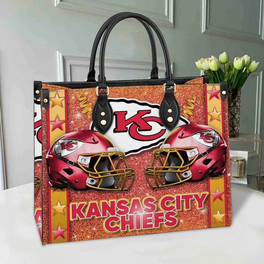 Kansas City Chiefs Leather Hand Bag BB227