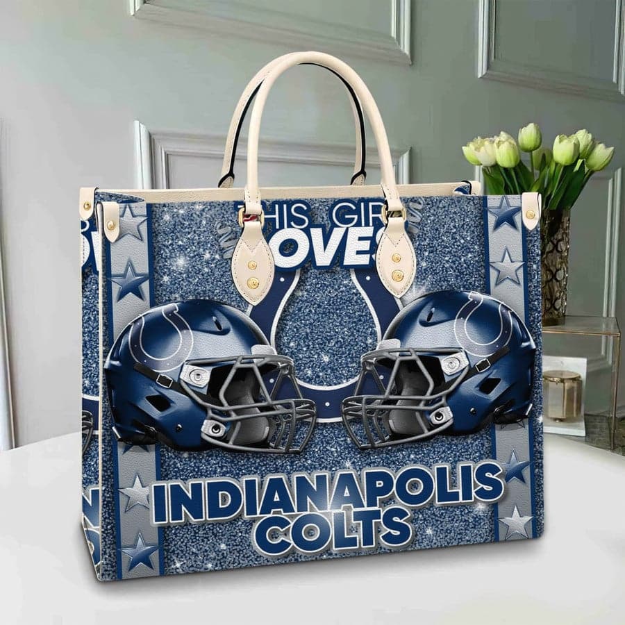 Indianapolis Colts Leather Hand Bag BB222