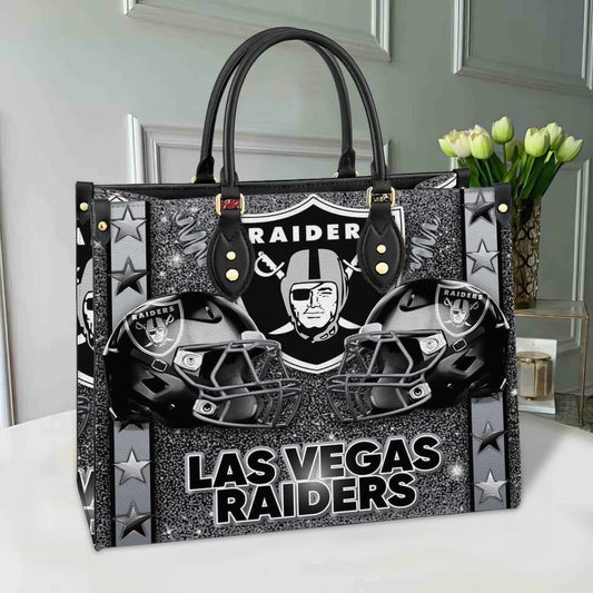 Las Vegas Raiders Leather Hand Bag BB236