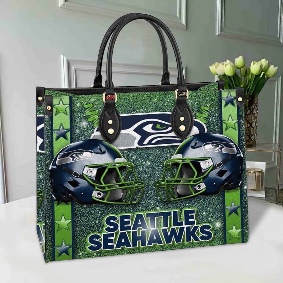 Seattle Seahawks Leather Hand Bag BB239