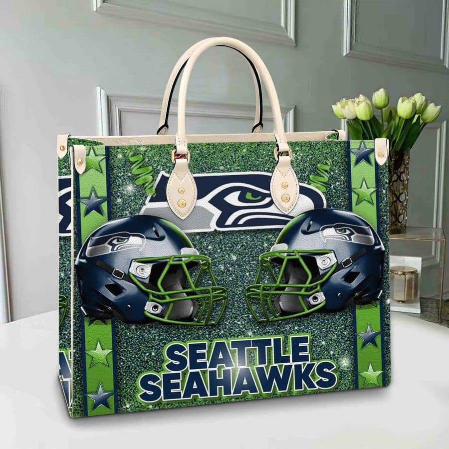 Seattle Seahawks Leather Hand Bag BB239