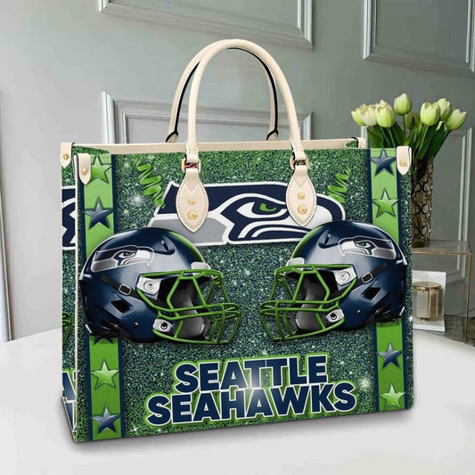 Seattle Seahawks Leather Hand Bag BB239