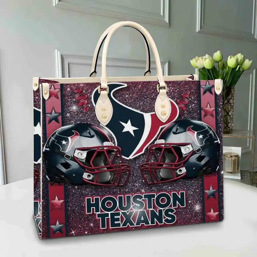 Houston Texans Leather Hand Bag BB241