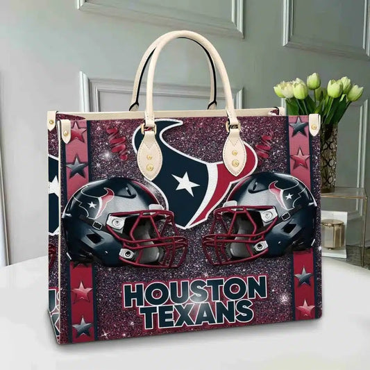 Houston Texans Leather Hand Bag BB241