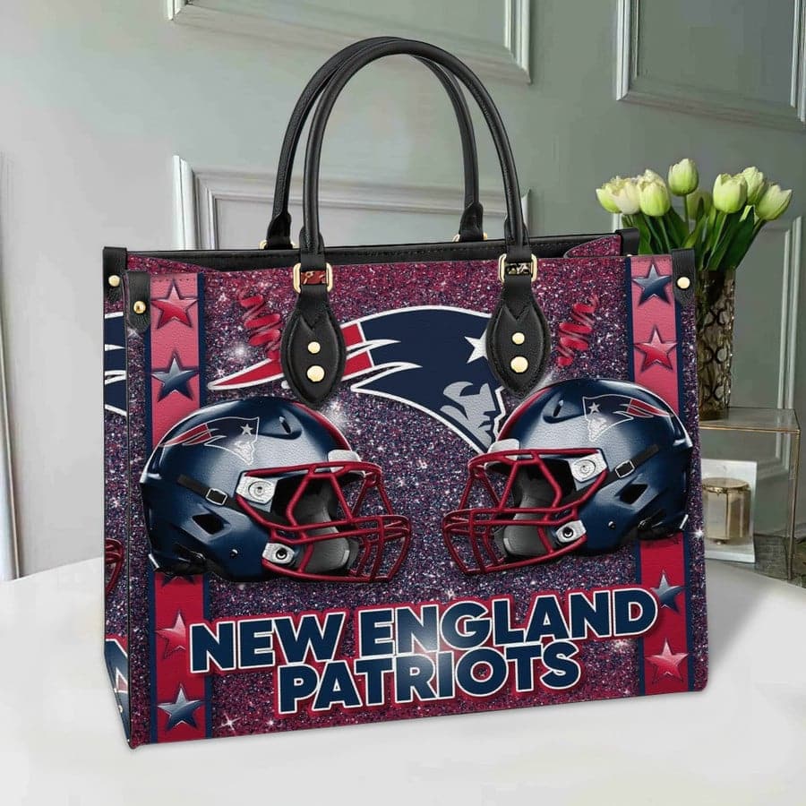 New England Patriots Leather Hand Bag BB235
