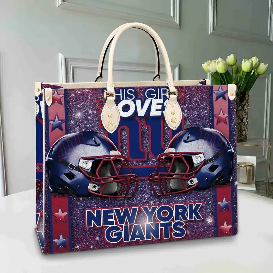 New York Giants Leather Hand Bag BB229