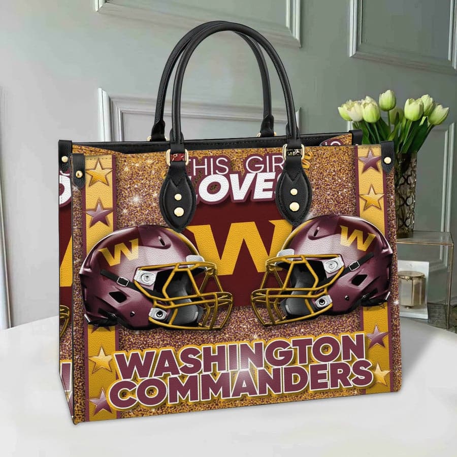 Washington Commanders Leather Hand Bag BB223