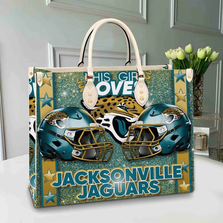 Jacksonville Jaguars Leather Hand Bag BB230