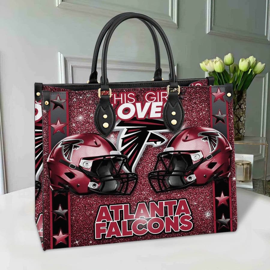 Atlanta Falcons Leather Hand Bag BB215