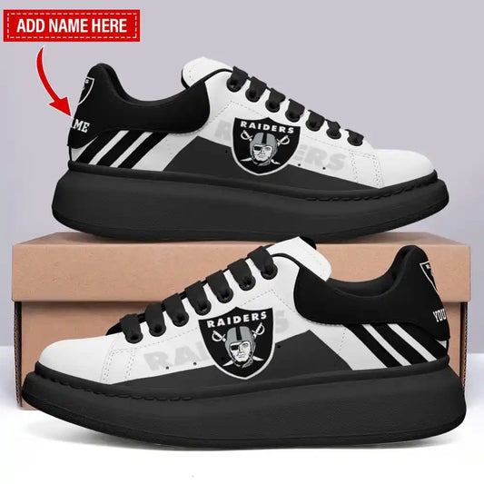 Las Vegas Raiders Personalized MQ Sneakers BG55