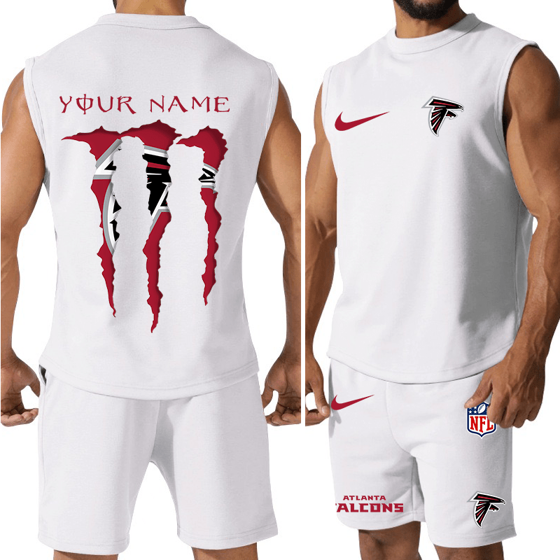 Atlanta Falcons Colorful Combo Men Jersey Tank Top and Shorts AZBTCMJTTS000007