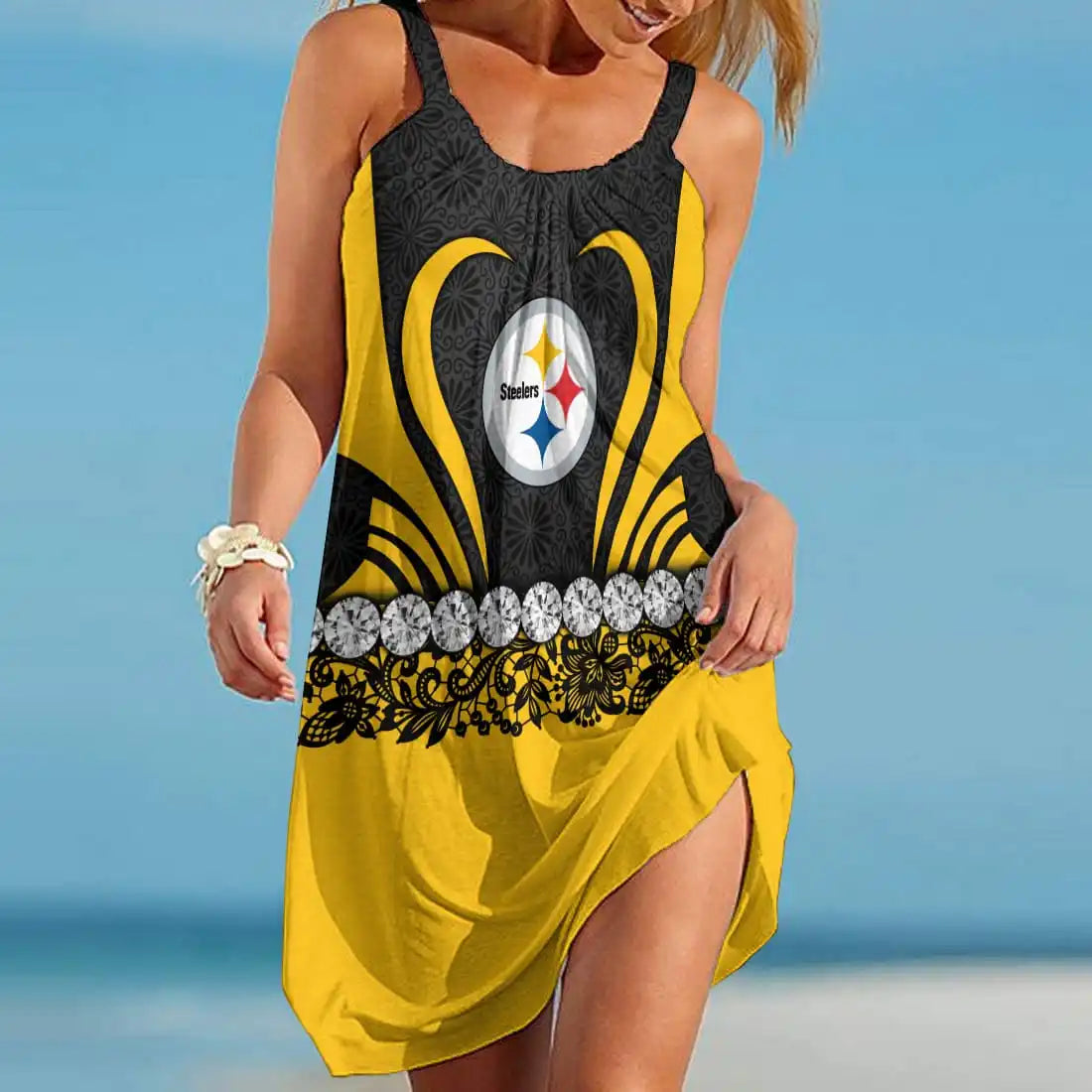 Pittsburgh Steelers Beach Dress BG239