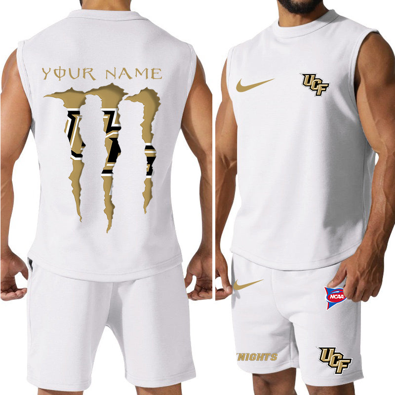 UCF Knights Colorful Combo Men Jersey Tank Top and Shorts AZBTCMJTTS000069