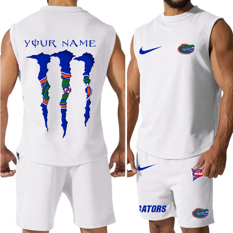 Florida Gators Colorful Combo Men Jersey Tank Top and Shorts AZBTCMJTTS000047