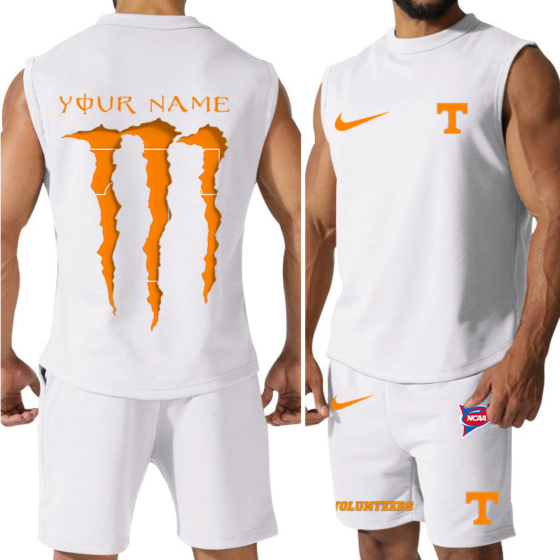 Tennessee Volunteers Colorful Combo Men Jersey Tank Top and Shorts AZBTCMJTTS000045
