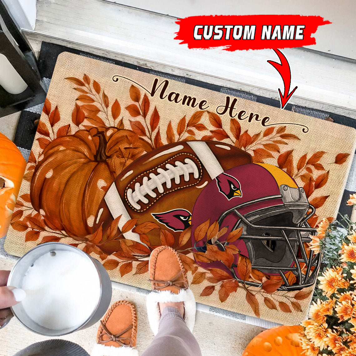 Arizona Cardinals  Fall Doormat New Collection AZBTDM000042