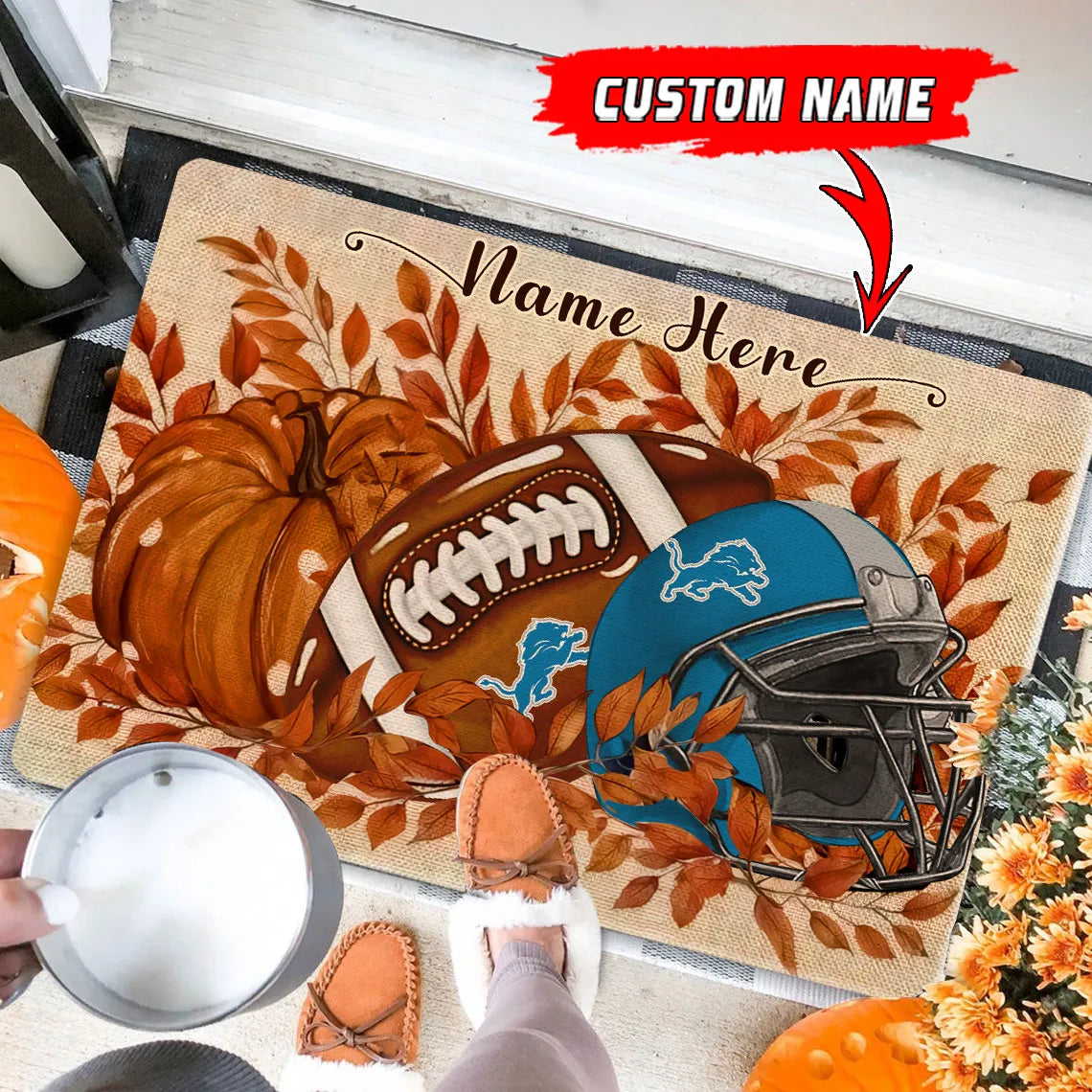 Detroit Lions  Fall Doormat New Collection AZBTDM000053