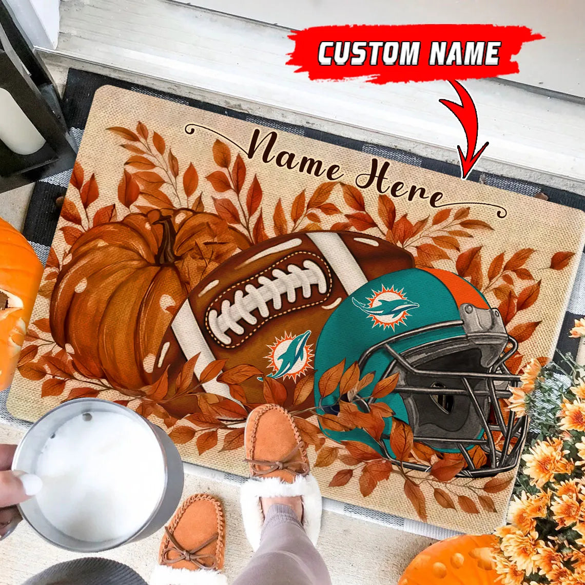 Miami Dolphins  Fall Doormat New Collection AZBTDM000061