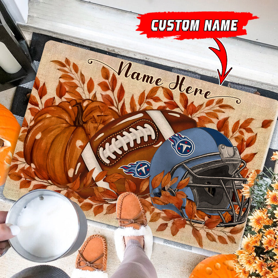 Tennessee Titans  Fall Doormat New Collection AZBTDM000072