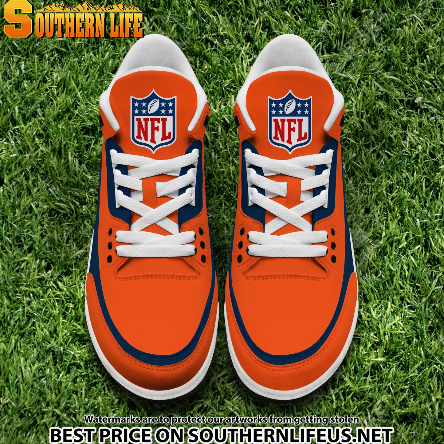 Denver Broncos JD3 New Sport Football Sneakers AZBTAJ3000275