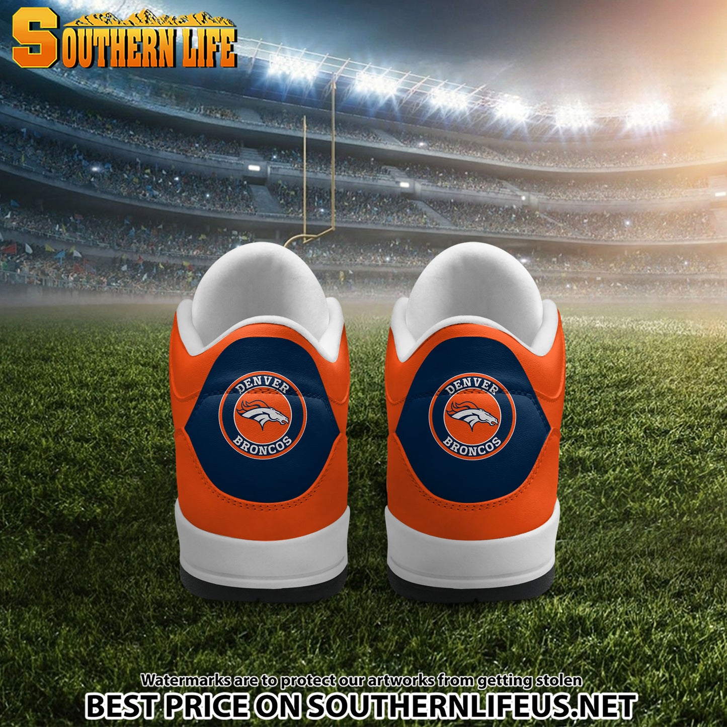 Denver Broncos JD3 New Sport Football Sneakers AZBTAJ3000275