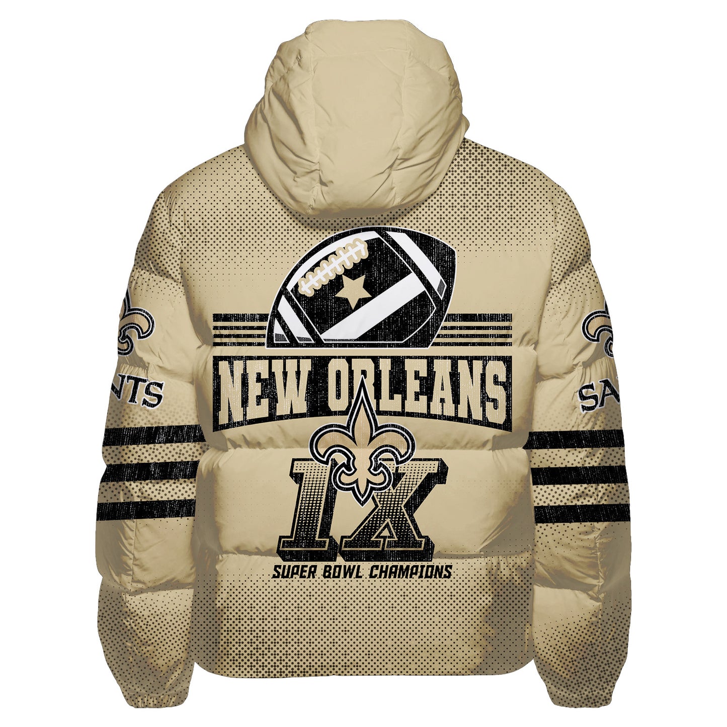 New Orleans Saints CozyCloud Down Jacket AZBTDWJ000385
