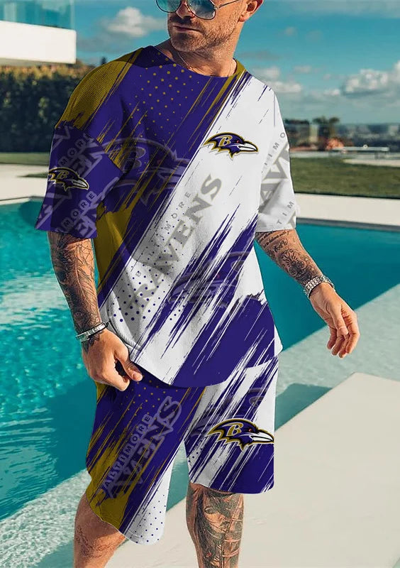Baltimore Ravens T-shirt and Shorts AZTS245