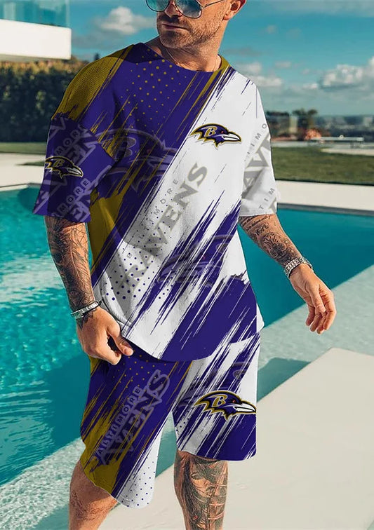 Baltimore Ravens T-shirt and Shorts AZTS245