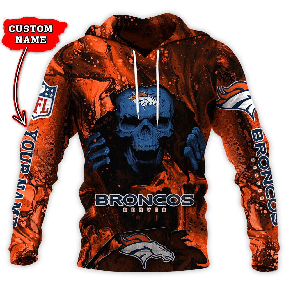 Denver Broncos Personalized Hoodie and Joggers AZCHD984