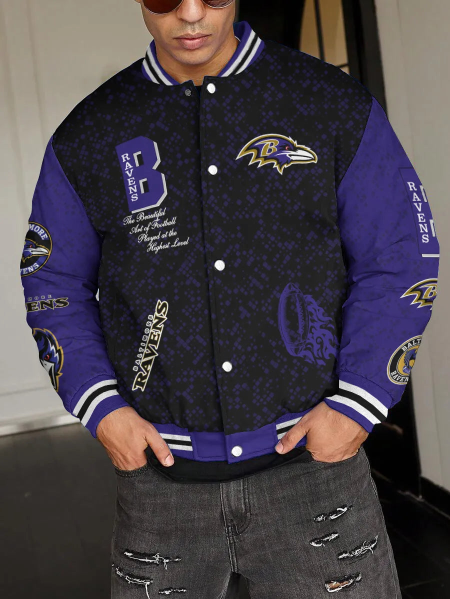 Baltimore Ravens National Football League Varsity Jacket AZBTVJK000446