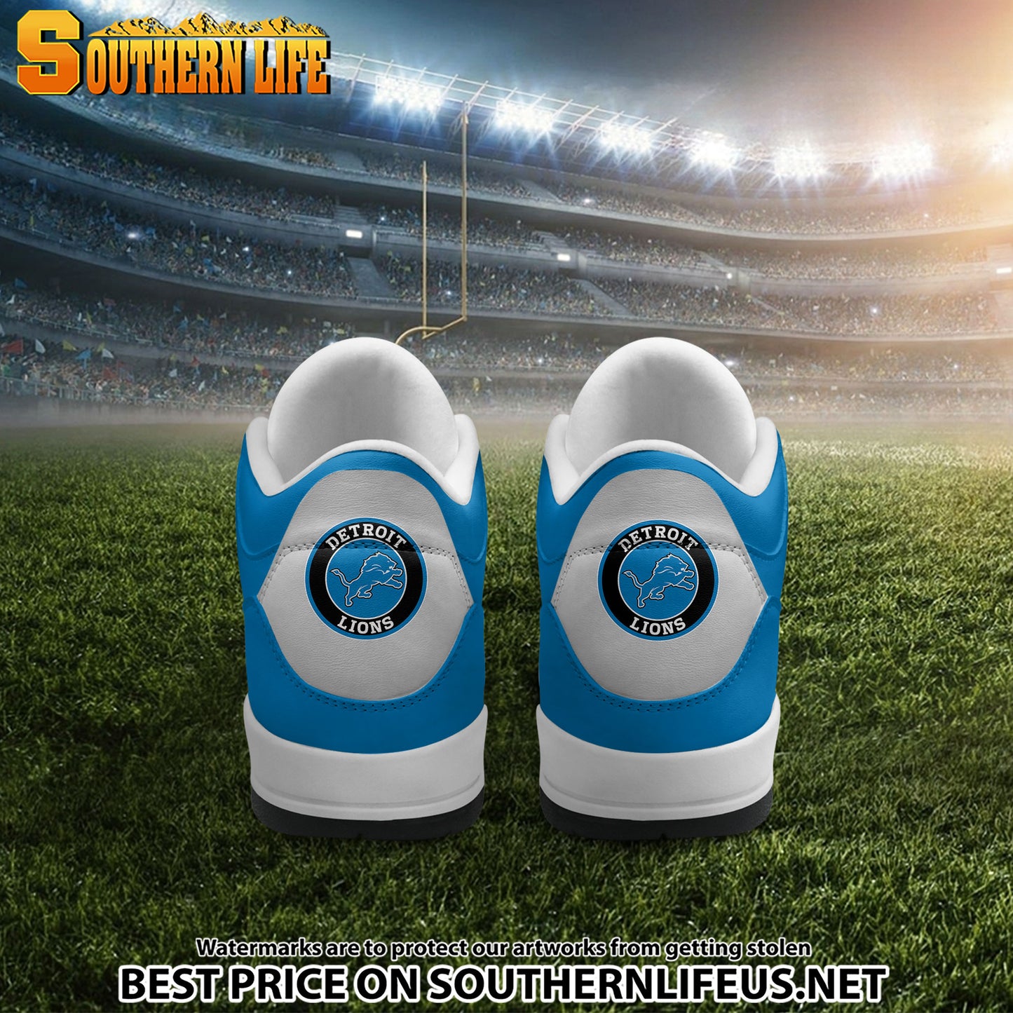 Detroit Lions JD3 New Sport Football Sneakers AZBTAJ3000274